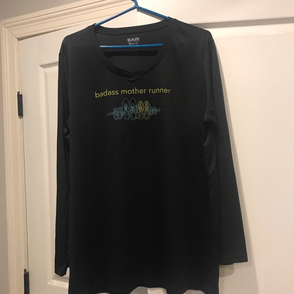 Another mother runner long sleeve tech t-shirt